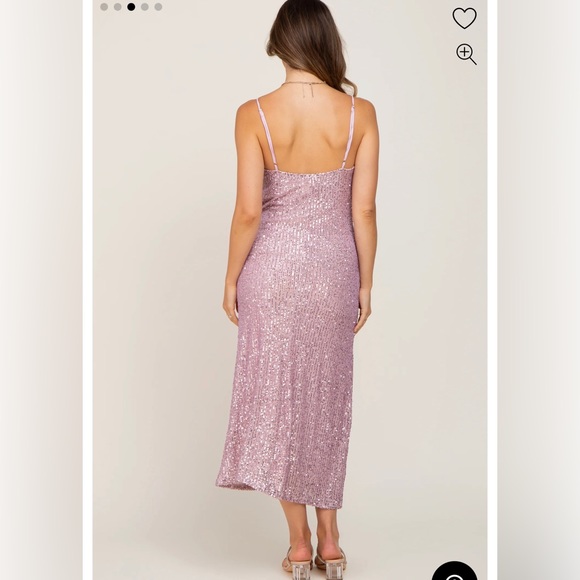 NWT Pink Sequin Dress - Maternity or not! (It’s just stretchy) - Picture 3 of 6